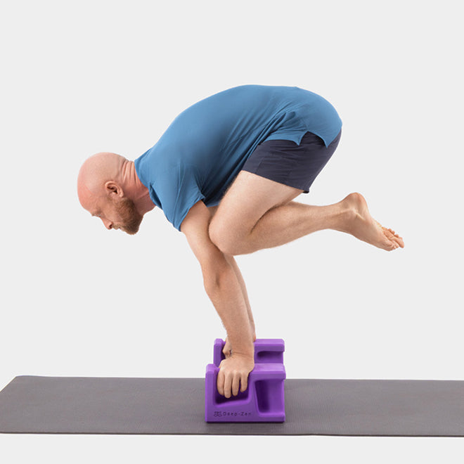 Crow Pose (Bakasana) on Blocks