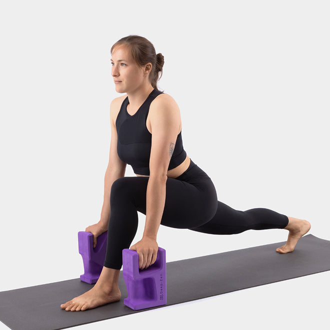 High Lunge on Blocks (Crescent Lunge Variation)