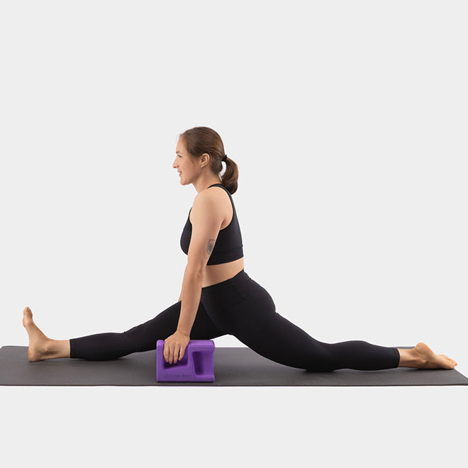 Supported Splits (Hanumanasana) on Block