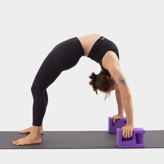 Wheel Pose (Urdhva Dhanurasana) on Blocks
